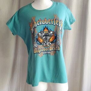 2013 Biketoberfest Daytona Beach FL Motorcycle Rally Shirt - 2XLarge